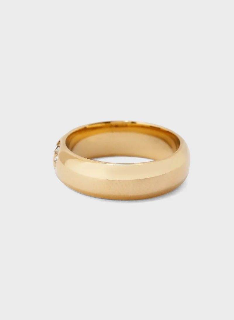 GUESS Logo Bold Ring