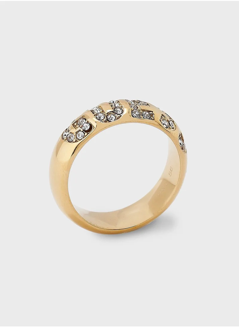 GUESS Logo Bold Ring