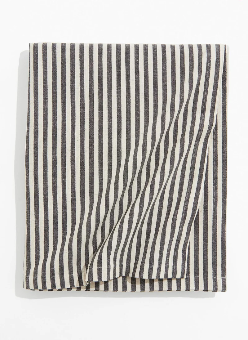 اتش اند ام Striped Cotton Tablecloth