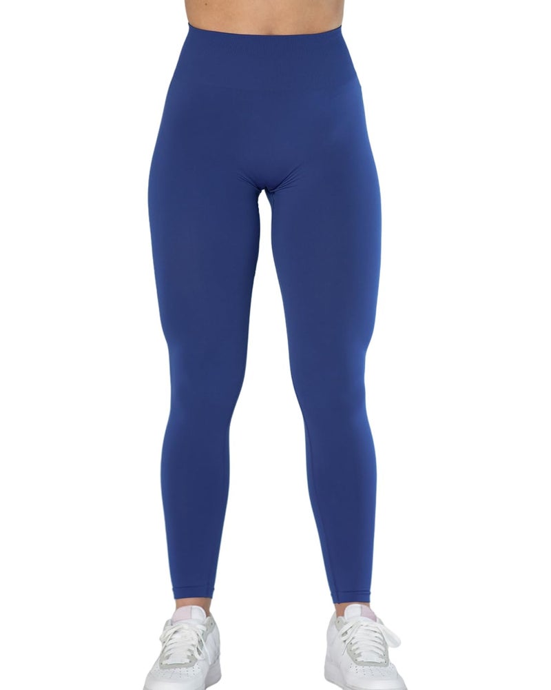 AUROLA Dream Collection Workout Leggings for Women High Waist Seamless Scrunch Athletic Running Gym Fitness Active Pants Surf The Web M - Image 2