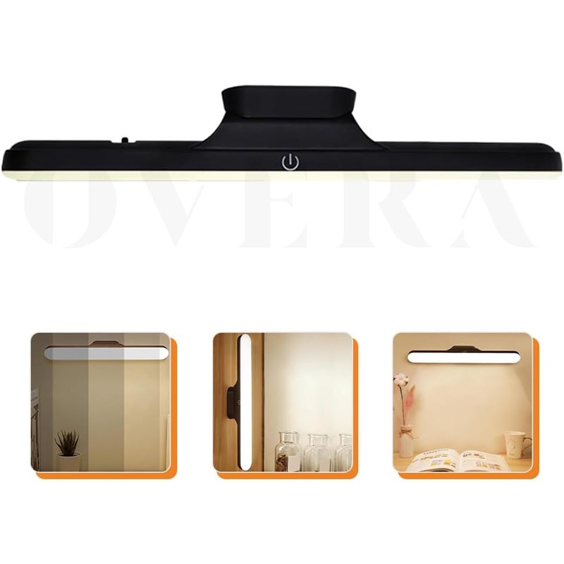overa LED Desk Night Lamp Hanging Magnetic Table Lamp for Study Cabinet Light USB Rechargeable Stepless Dimming Dormitory Night Light Pack of 1 - Image 4