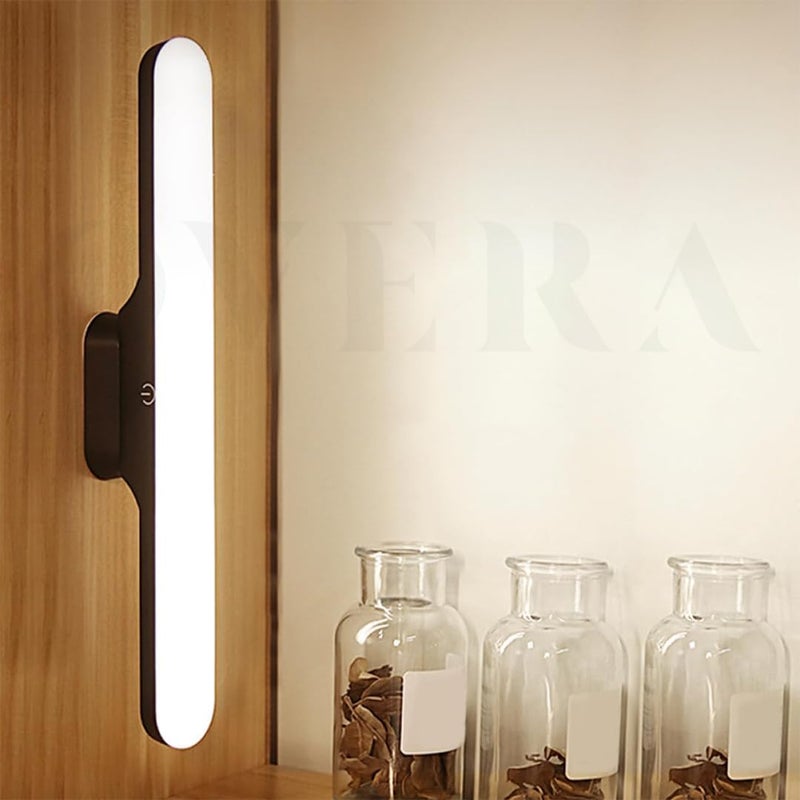 overa LED Desk Night Lamp Hanging Magnetic Table Lamp for Study Cabinet Light USB Rechargeable Stepless Dimming Dormitory Night Light Pack of 1 - Image 5