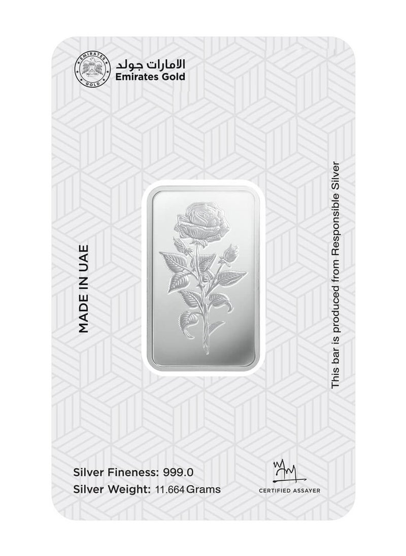 Emirates Gold Emirates | 11.664g Pure Silver Bar 999 - 1 Tola  - Image 2