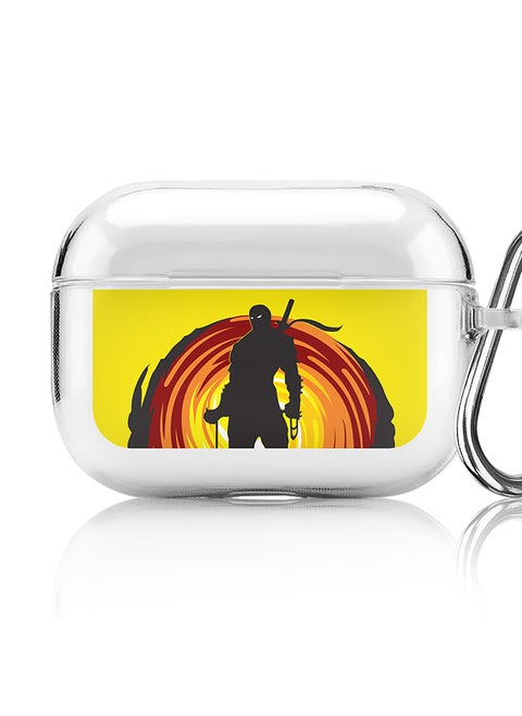 Classic Clear printed Case for Apple AirPods Pro 2nd Generation Thin Transparent Cover [Designed for Apple AirPods Pro 2nd Generation] - Ninja Typhoon