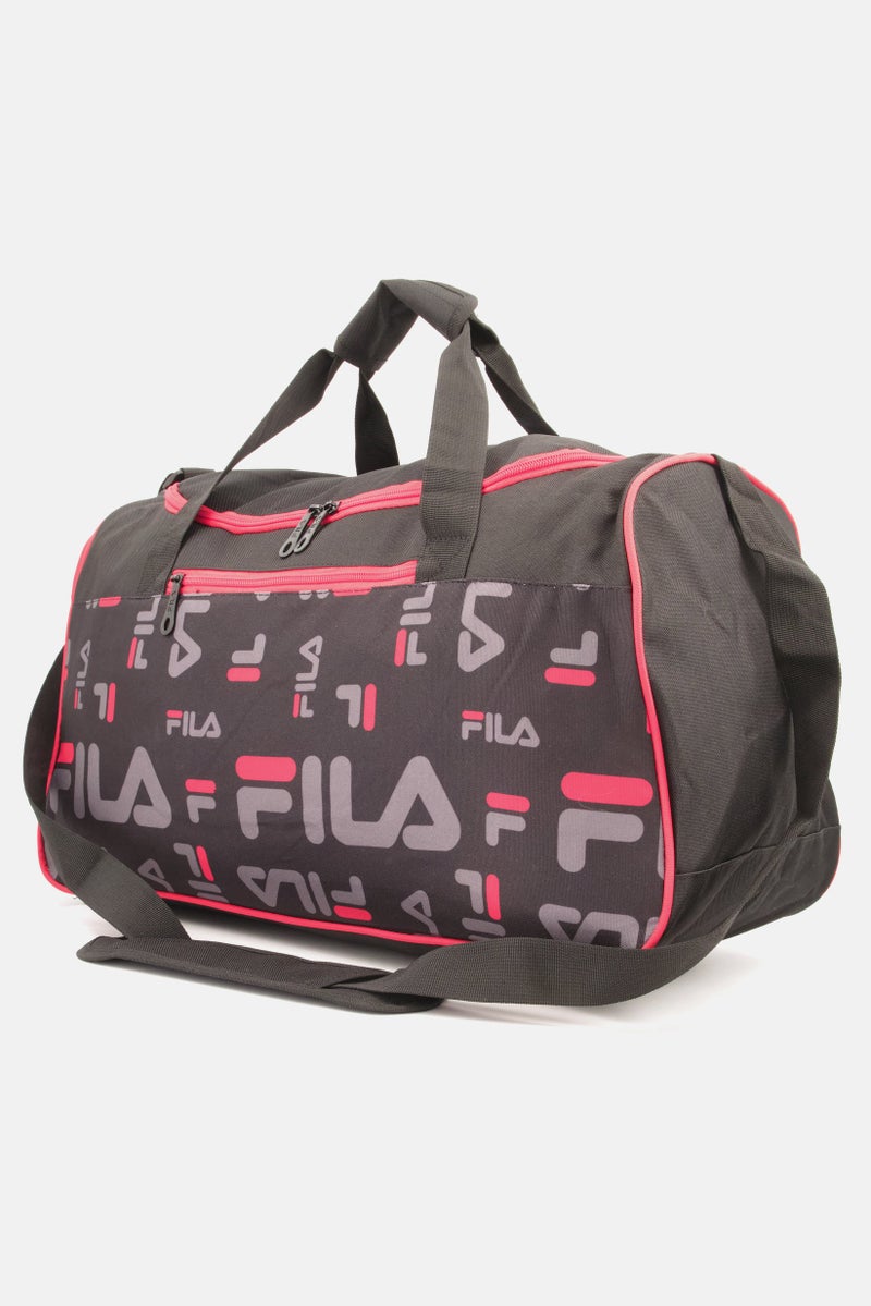 FILA Men Brand Logo Duffle Bag 30 H x 55 L x 26 W cm, Black - Image 2