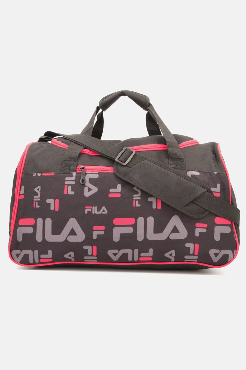 FILA Men Brand Logo Duffle Bag 30 H x 55 L x 26 W cm, Black - Image 1