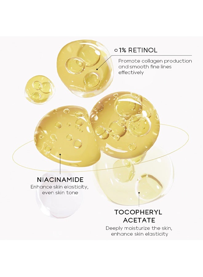 كويوم سيروم الريتينول 1٪ لتنعيم التجاعيد - 30 مل علاج مضاد للشيخوخة للوجه للترطيب العميق، شد البشرة وتفتيحها - Image 4