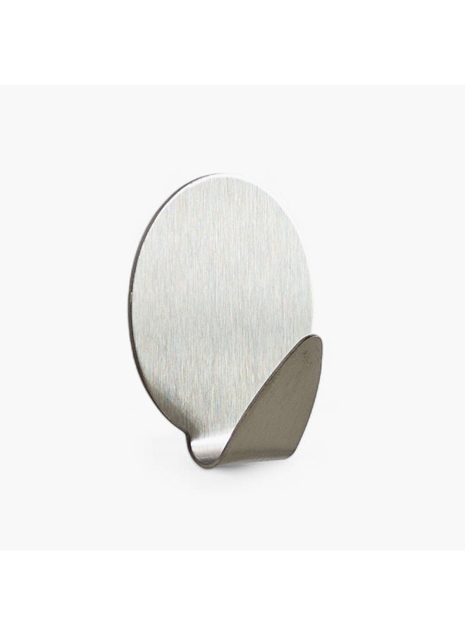 Home Box Round Metal Hook Set of 2 - Silver - Image 5