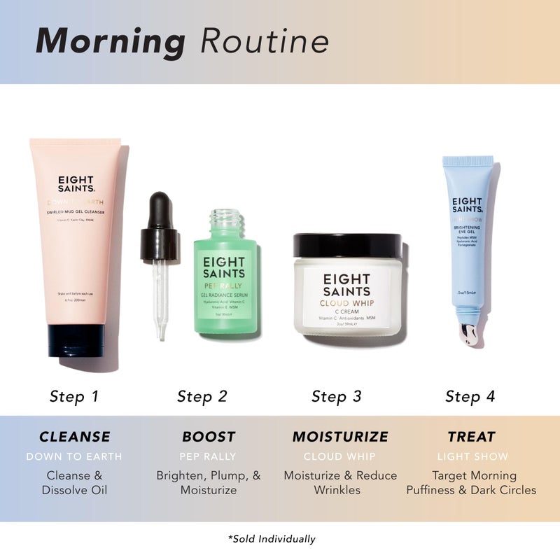 Eight Saints Skincare Cloud Whip Vitamin C Face Moisturizer Day Cream, Natural and Organic Face Cream For Women, Anti Aging Cream For Face To Reduce Fine Lines and Wrinkles, 2 Ounces - Image 4