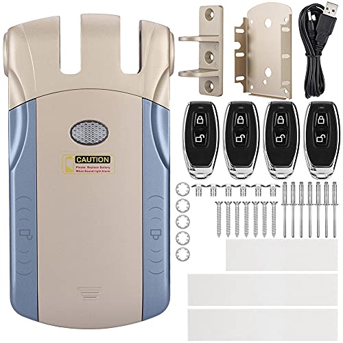 Hakeeta Intelligent Lock, Quality Keyless Lock, Touch/Remote/Phone(Optional) Lok, Easy Installation, Home/Offices/Hotels/Dormitories etc, Simple Design, Performance(Basic+Gold) - Image 2