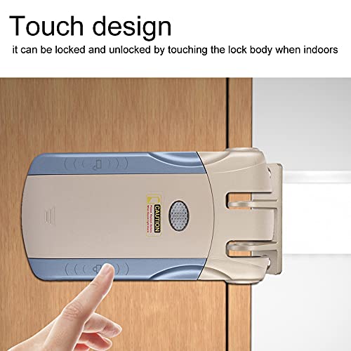 Hakeeta Intelligent Lock, Quality Keyless Lock, Touch/Remote/Phone(Optional) Lok, Easy Installation, Home/Offices/Hotels/Dormitories etc, Simple Design, Performance(Basic+Gold) - Image 5