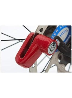 Generic Safety Lock And Anti - Theft Protection, Stainless Steel Small Disc Lock For Motorcycles, Scooters, Swivel Wheel Brake Lock And Others-Black Color Angle  - Image 5