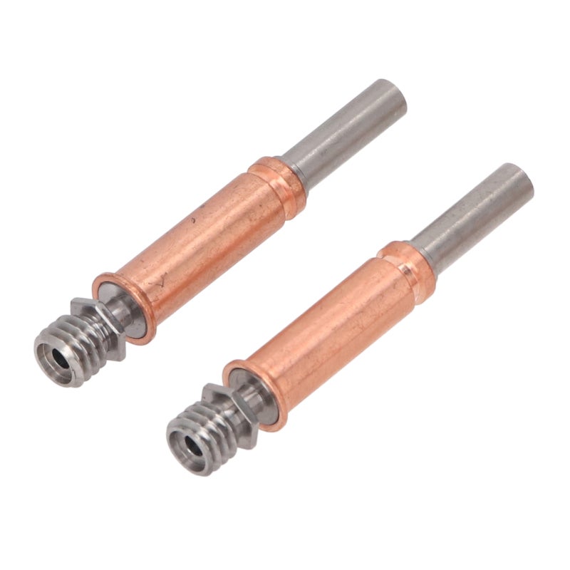 فاصل حراري ثنائي المعدن M6x43mm من سبائك التيتانيوم والنحاس - تصميم داخلي أملس لطابعة Kobra3 ثلاثية الأبعاد - Image 5