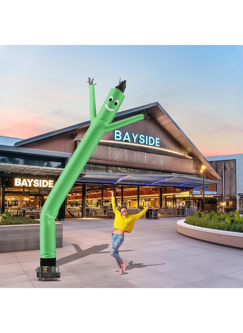 LookOurWay LookOurWay Air Dancers Inflatable Tube Man Attachment  20 Feet Tall Wacky Waving Inflatable Dancing Tube Guy for Business Promotion  Blower Not Included  Green  - Image 4