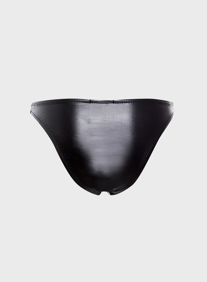 PUBLIC DESIRE Vinyl Bikini Bottoms