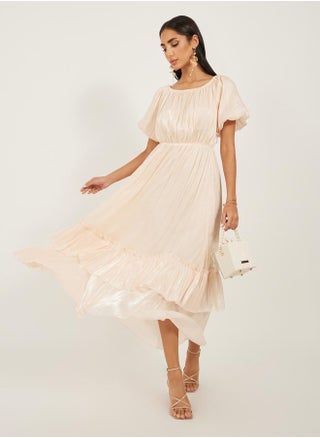 Ruffled Chiffon Midi Dress - pzsku/ZBC9F3265AD5AF210C973Z/45/1742284954/d6ace460-4572-42ae-bf37-74d96a32c5af