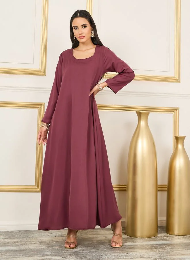 Styli Handwork Beaded Detail Jalabiya