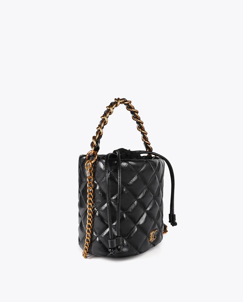 لولا كساديمونت حقيبة برباط مبطنة بشعار ليوبارد