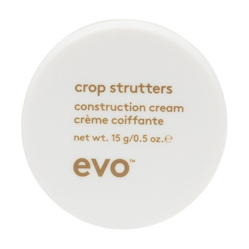 EVO Crop Strutters Construction Cream - Travel Size, Medium Hold Hair Styling Cream For Definition, Texture, Style Control & Medium Shine - 0.5oz - Image 1