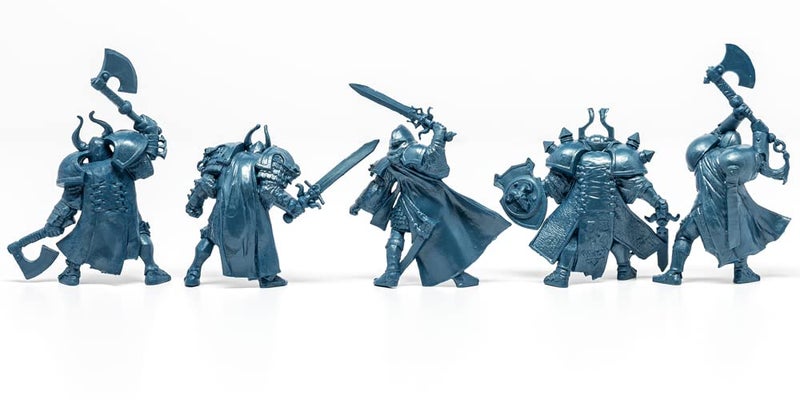 Fantasy Battles Creature Mini Action Figure Playset- Wariors 2 ʺ Fantasy Figures - XL 1/32nd Scale DND 5 pcs Characters Accessories RPGs and Soldiers - Image 2