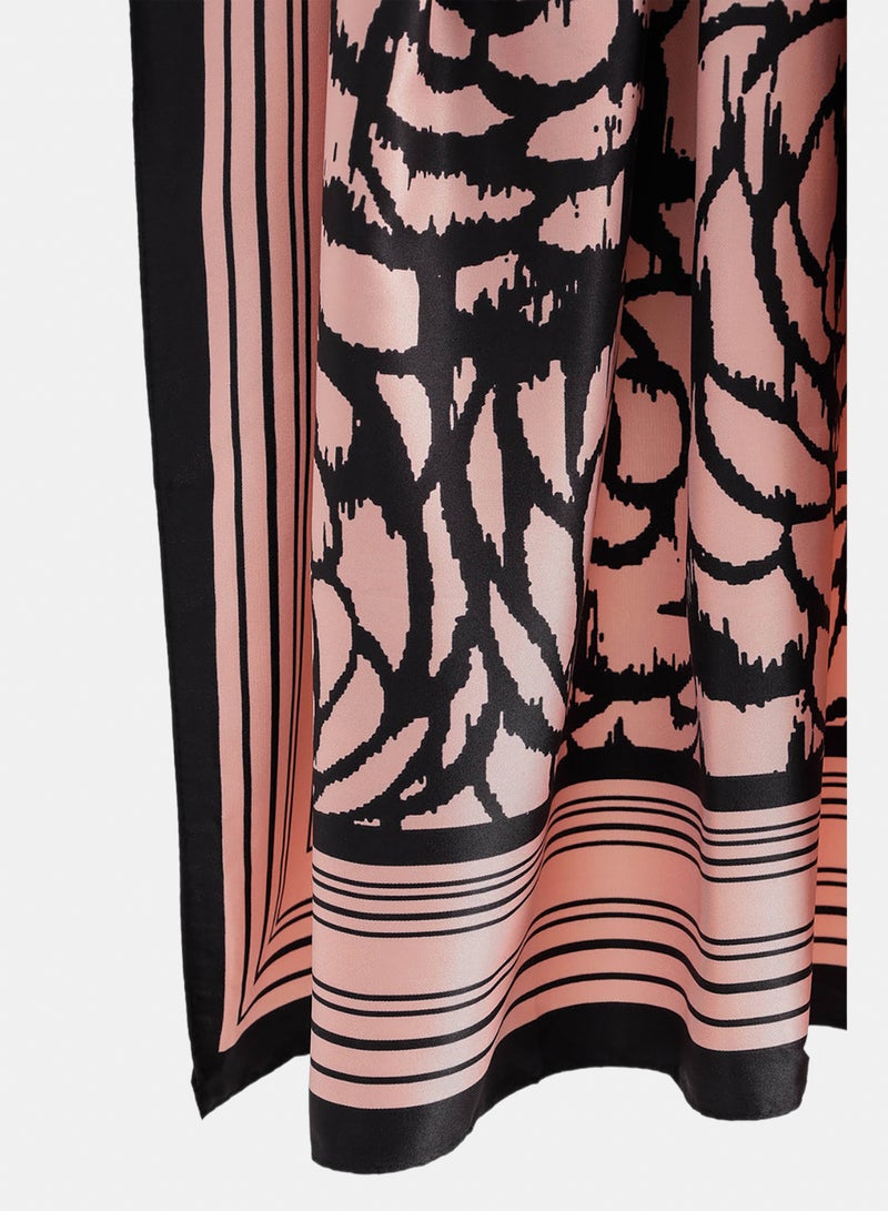 Carina Floral Printed Square Scarf - Image 2