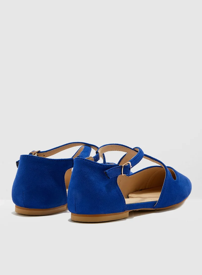 ELLA Ballerina With Cross Over Strap