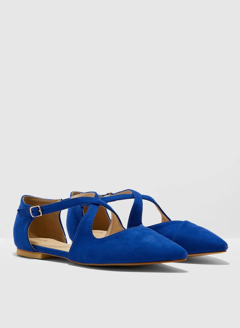ELLA Ballerina With Cross Over Strap
