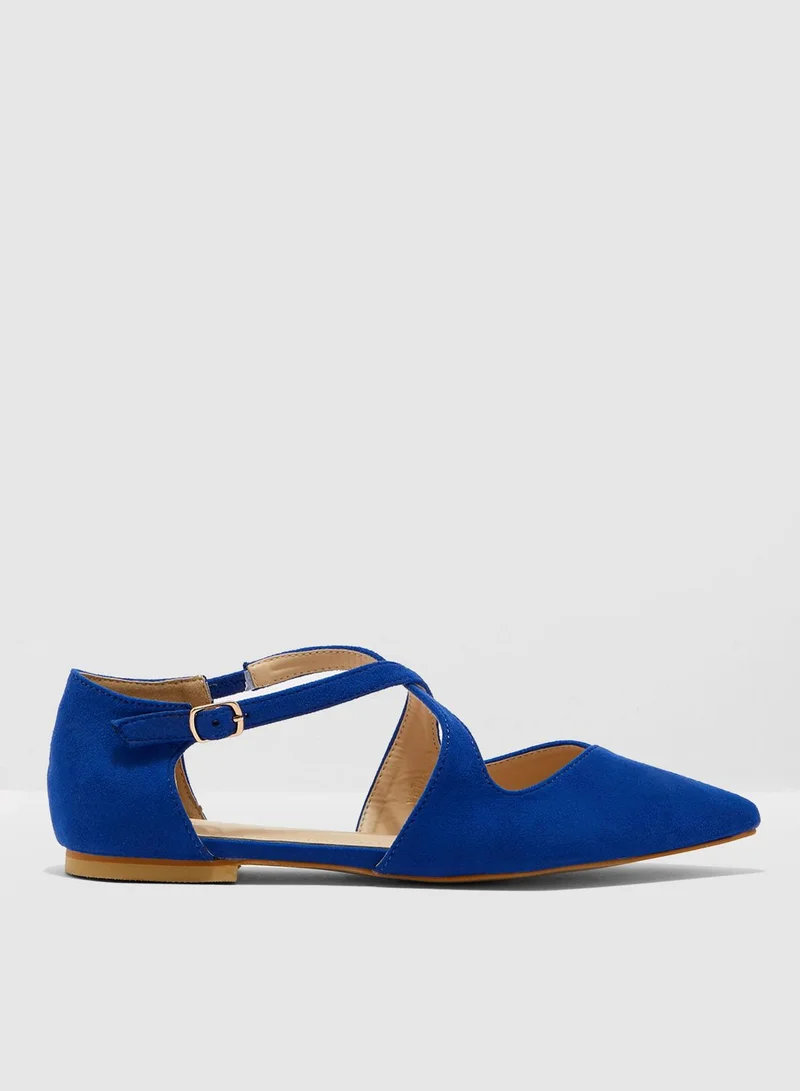 ELLA Ballerina With Cross Over Strap