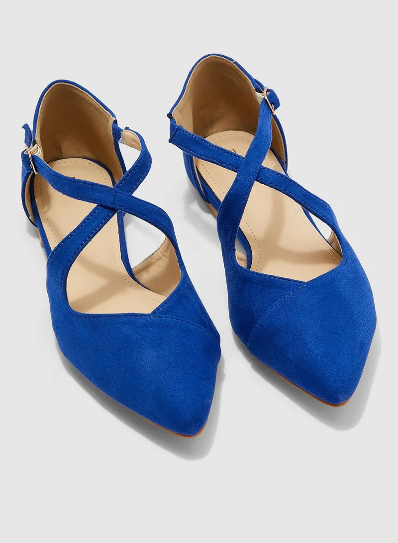 ELLA Ballerina With Cross Over Strap