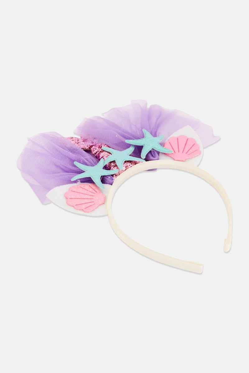 Almar Kids Girl Mermaid Novelty Head Band, Multicolor - Image 3