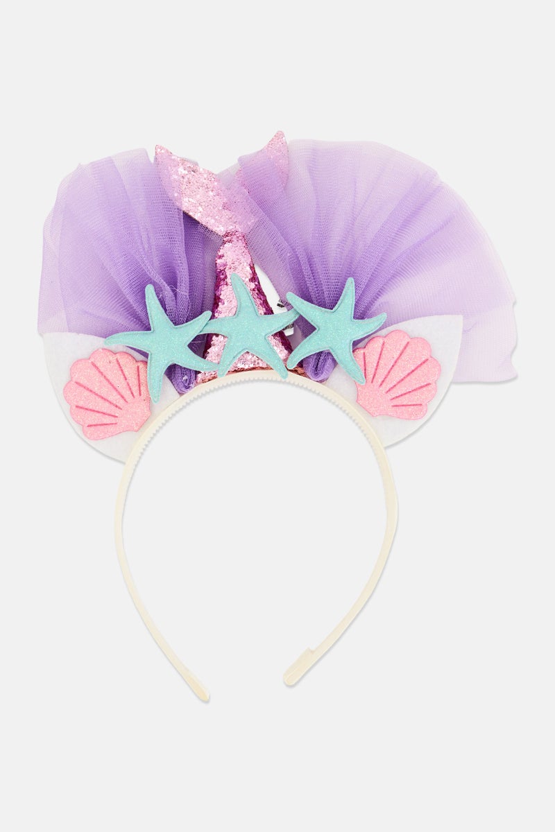 Almar Kids Girl Mermaid Novelty Head Band, Multicolor - Image 2