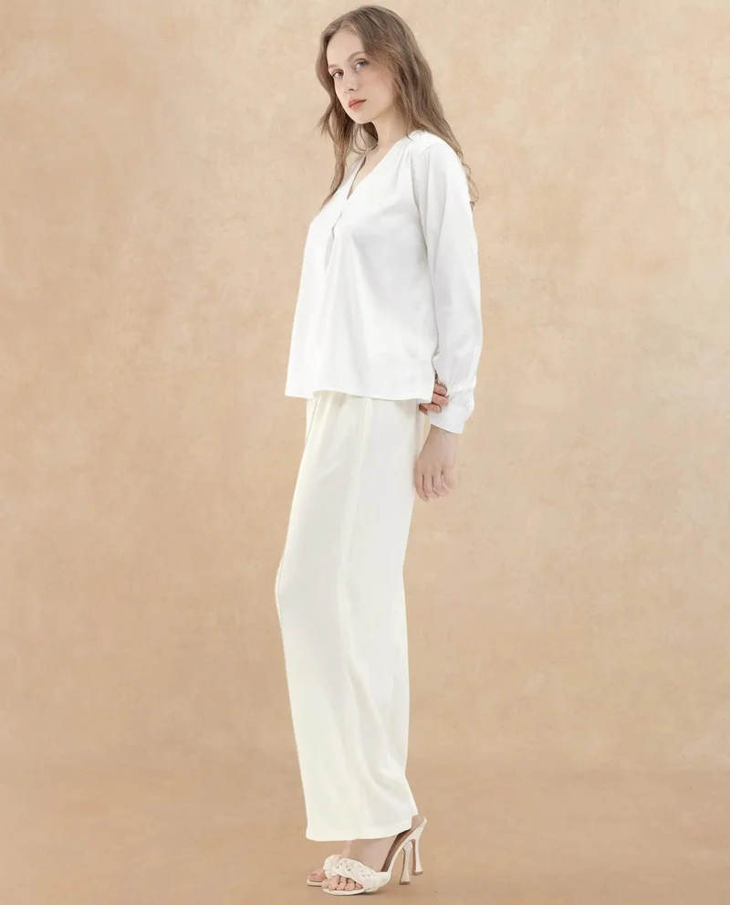 Rareism Women's Everyday Chic High-Waist Trouser