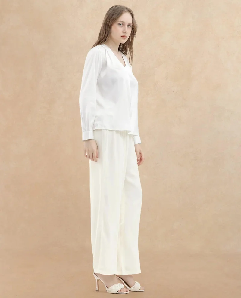Rareism Women's Everyday Chic High-Waist Trouser