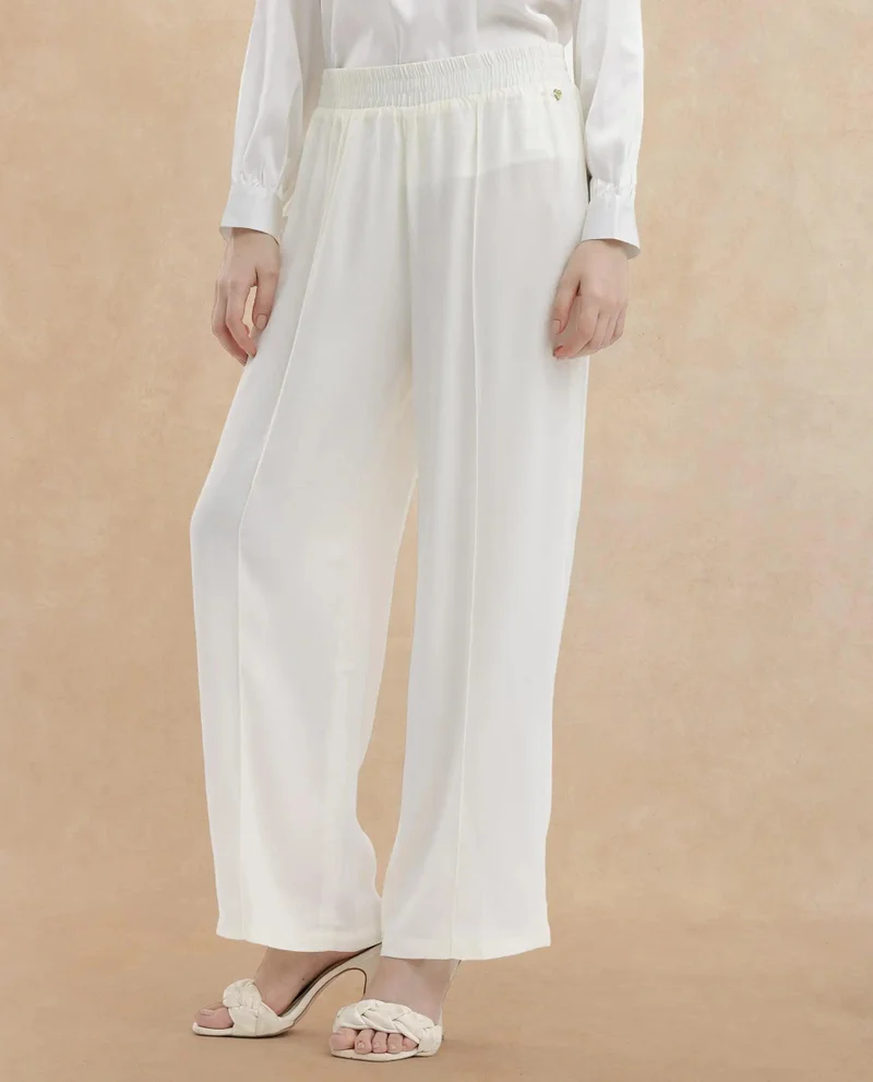 Rareism Women's Everyday Chic High-Waist Trouser