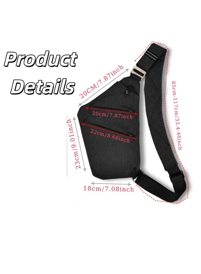 Sling Bag Anti-theft Crossbody Shoulder Bag for Men and Women - Image 3