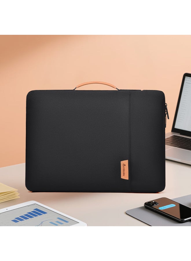 Milooky Laptop Sleeve Handbag Compatible With Huawei 15.6/16 Inch Lenovo Apple Macbook Computer Protective Case