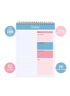 Excefore To Do List Notepad, Weekly Agenda Planning Pad, Office Supplies Checklist Productivity Note Pad for Work and Personal Organized  - Image 3