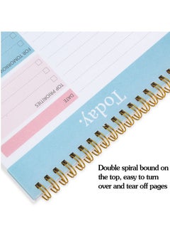 Excefore To Do List Notepad, Weekly Agenda Planning Pad, Office Supplies Checklist Productivity Note Pad for Work and Personal Organized  - Image 2
