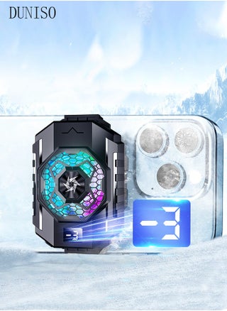 Mobile Phone Cooler, Semi Conductor Heatsink Cellphone Cooling Fan,Mobile Phone Radiator with LED Temperature Display/Universal Clamp for Gaming/Video Live - pzsku/ZBCA00E60F88D3602EDB6Z/45/1746220374/3b395b18-fd5f-4f67-8bb0-285985df656e