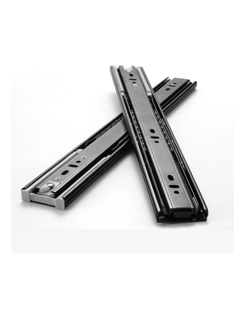 Soft Closing Steel Ball Bearing Drawer Slide Rail Runner 16 inch 40cm  - Image 3