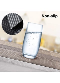 Aofmee Placemats, Placemats Set of 6, Heat Resistant Place Mats, Washable PVC Table Mats, Woven Vinyl Plastic Placemats for Dining Table, Non-Slip Stain Resistant Kitchen Table Placemats Easy to Clean - pzsku/ZBCA01DC9FC40A7F7796FZ/45/_/1728458488/ecc75fb0-a46b-420a-b09d-61427abd6cbc