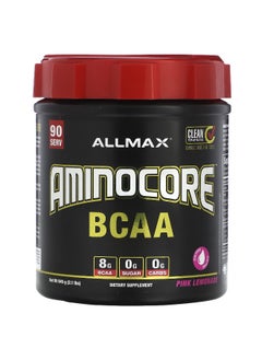 Allmax ALLMAX, AMINOCORE™ BCAA, Pink Lemonade, 2.1 lbs (945 g)  - Image 1