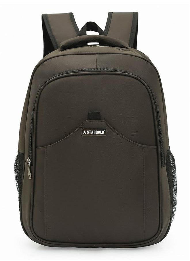 Stargold - Polyester Light Weight Unisex 18 Inch Backpack With Laptop Compartment Casual Hiking Travel Bag for Business College School Students - Image 1