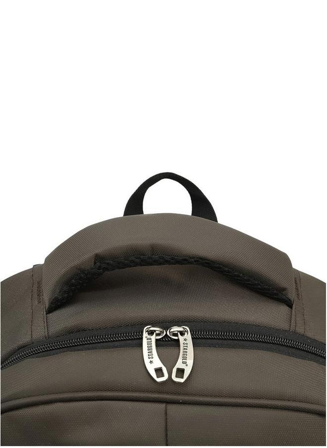 Stargold - Polyester Light Weight Unisex 18 Inch Backpack With Laptop Compartment Casual Hiking Travel Bag for Business College School Students - Image 1