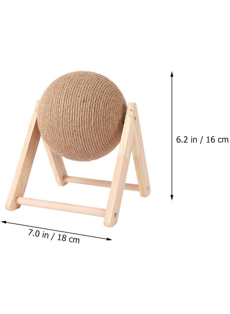 Cat Scratch Toy, Sisal Scratcher Ball, Fun for Cats, Protects Furniture - Image 3