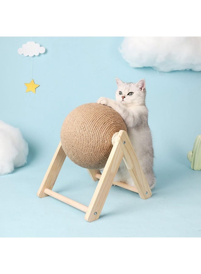 Cat Scratch Toy, Sisal Scratcher Ball, Fun for Cats, Protects Furniture - Image 4