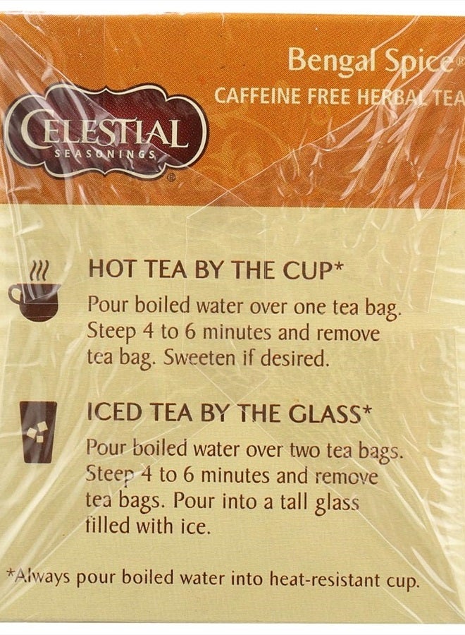 CELESTIAL SEASONINGS شاي الأعشاب بنغال سبايس، 20 كيس (عبوة من 2)