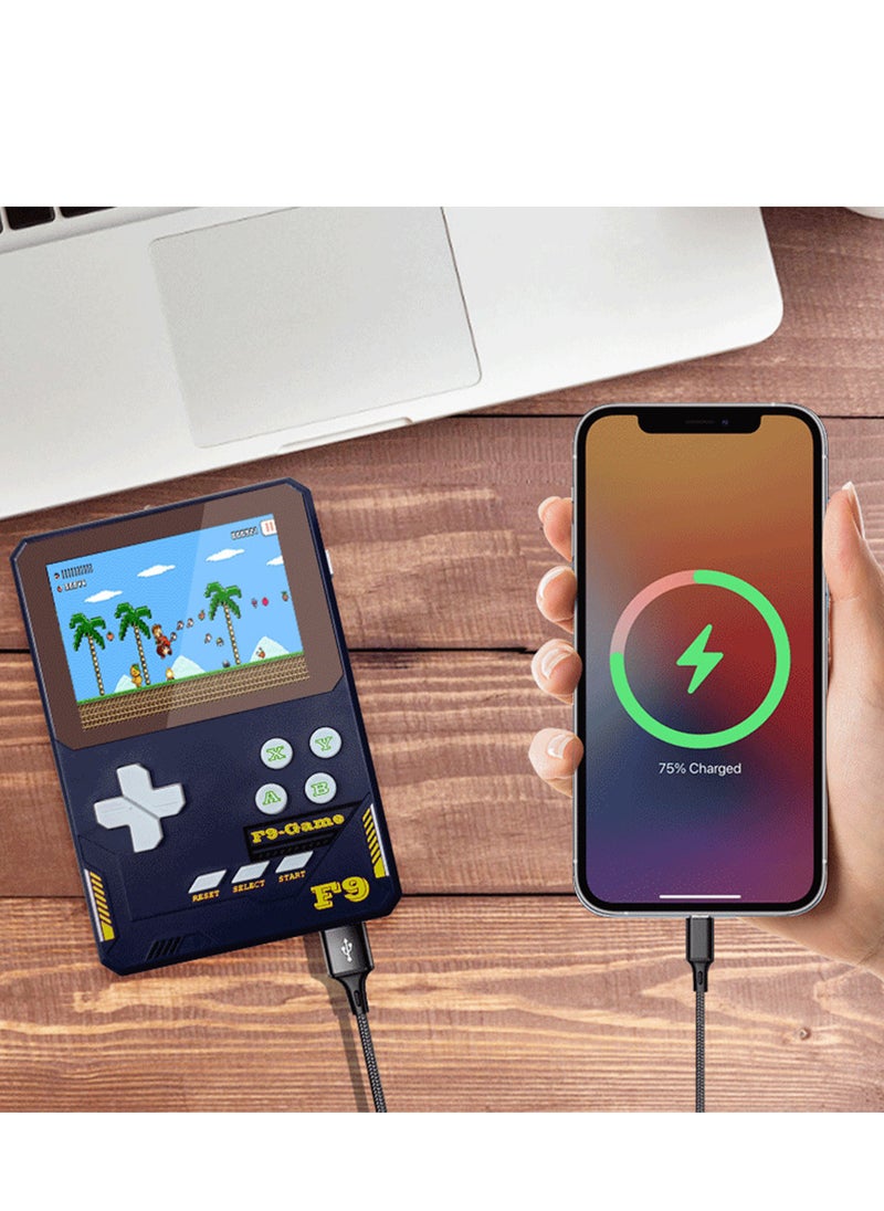 YelaJoy Retro Handheld Game Console,Handheld Game Console， 500+ Classical FC Games,Portable Gaming Kids Electronics with Color case Mini Video Games Support Connecting TV  - Image 2