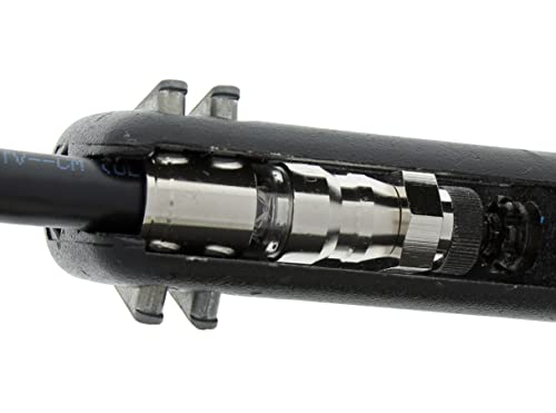 Ideal Industries إيديال إندستريز إنك. 89-211 RTQ RG-11/ موصل ضغط رباعي من نوع F - (10 عبوة) - Image 4