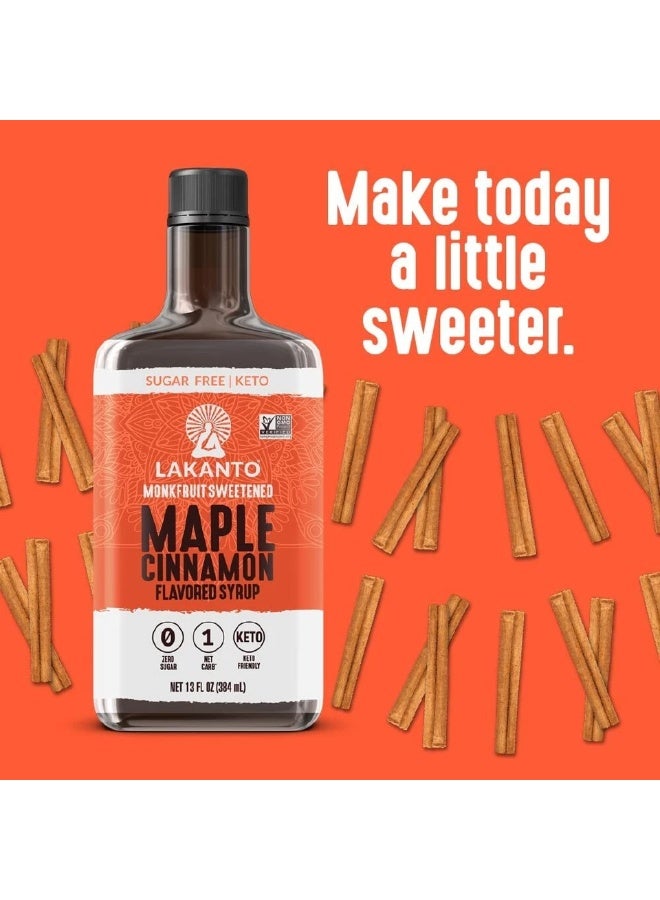 LAKANTO Monk Fruit & Erythritol Sweetened Syrup, Maple Cinnamon, 13 fl oz (384 ml) - Image 5